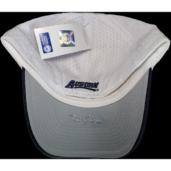 Auburn Tigers NCAA Mens The Game Pro White/ Blue Adjustable Hat Cap sz 7 3/8 NWT - Picture 4 of 10